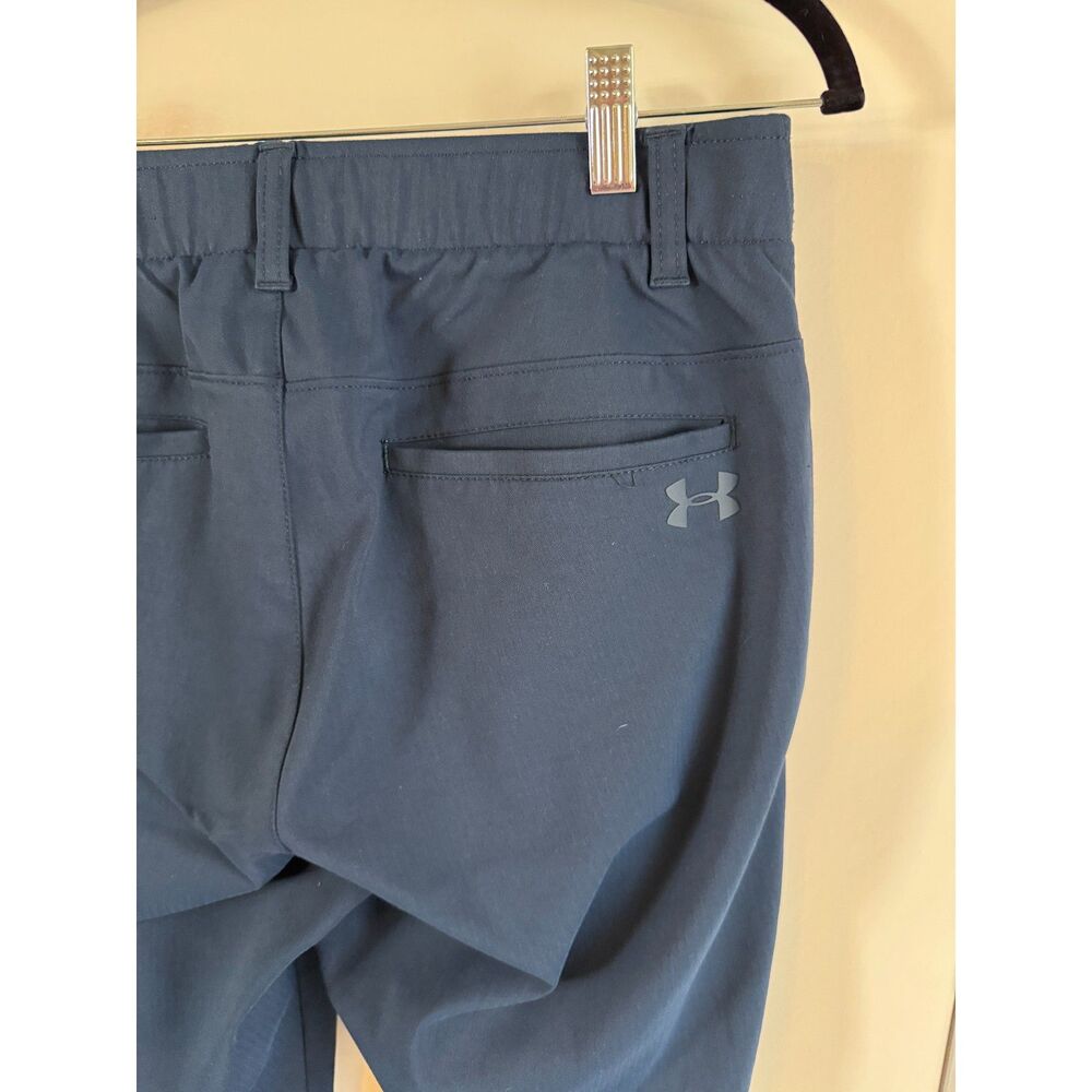 Mens Under Armour Navy Golf Pants 30x30 Performance Athletic VGUC